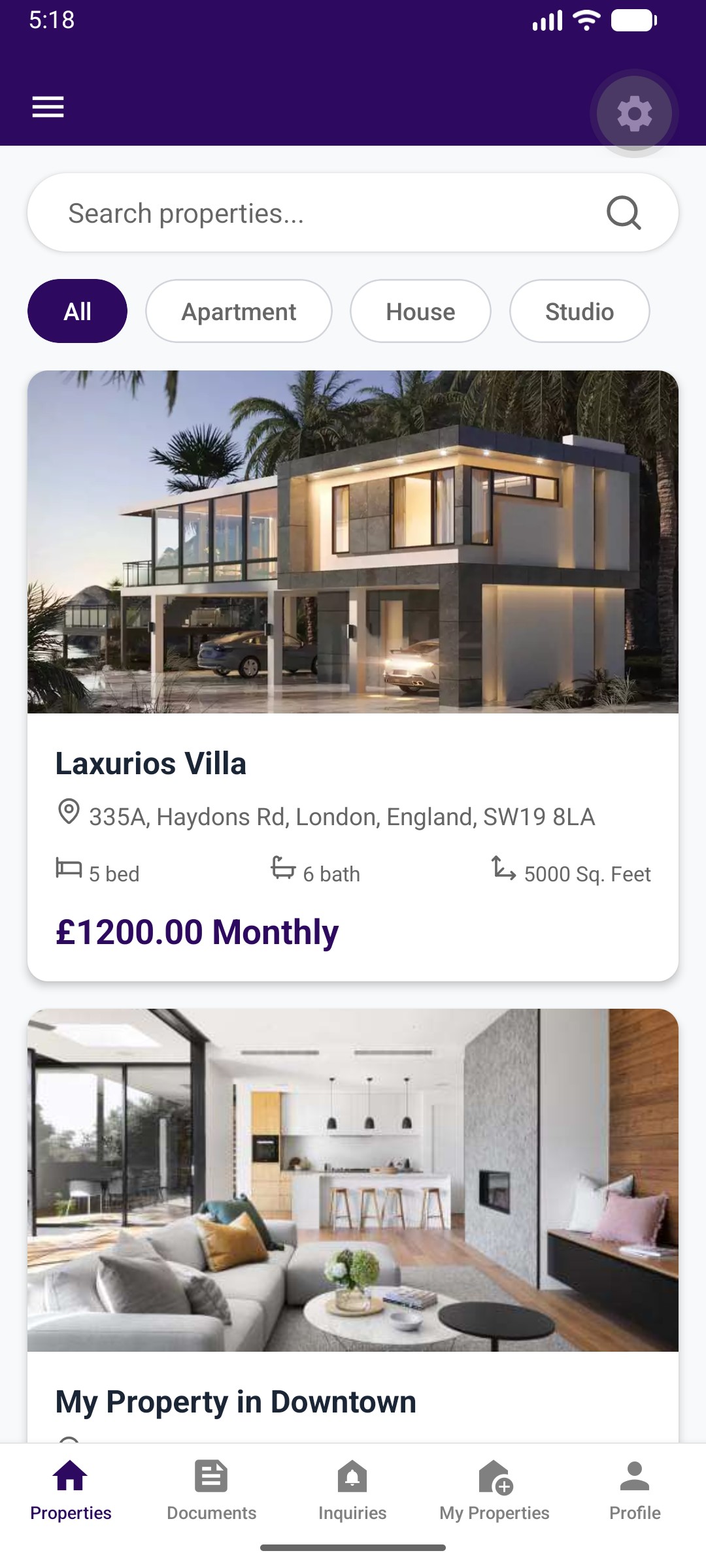 RentalMTD App